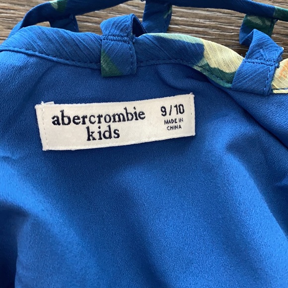 Abercrombie kids tropical pleated tank NWOT - Picture 4 of 5